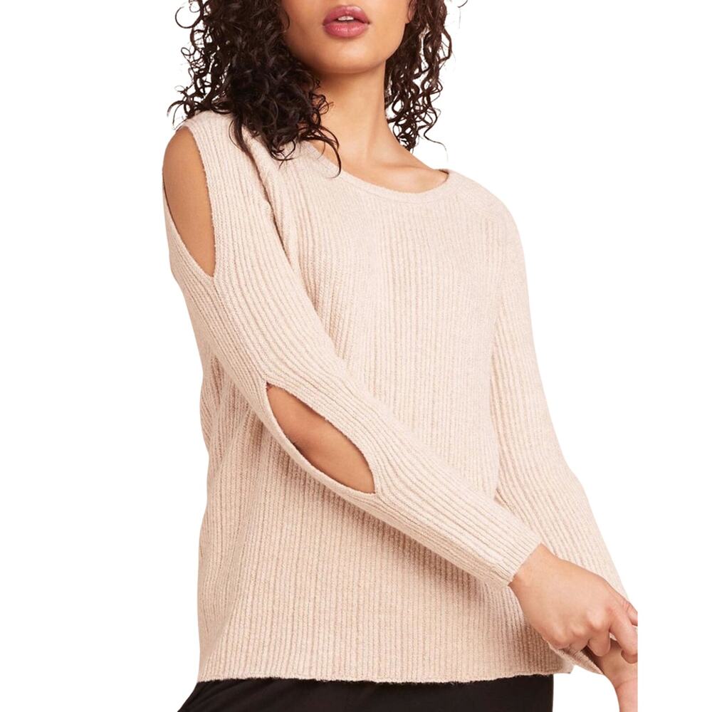 BB DAKOTA REVOLVE Ribbed Sweater Underneath it all Pullover Crew Neck Large NWT